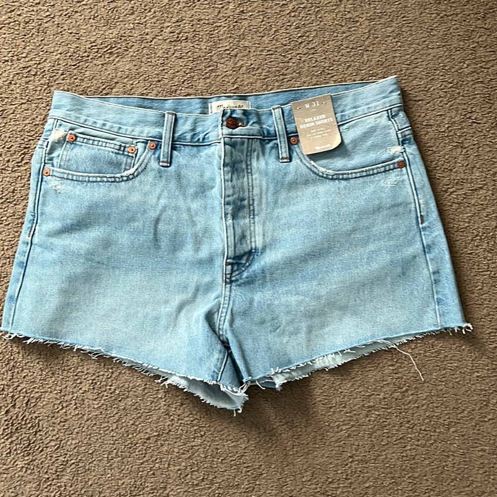 Madewell relaxed denim shorts